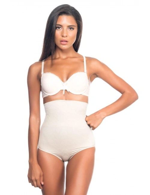 Ten Mı Emay 2079 Yüksek Bel Desenli Double Slip Korse