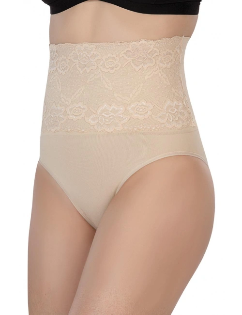 Ten Mı Emay 2090 Önü Dantelli Yüksek Bel Slip Korse
