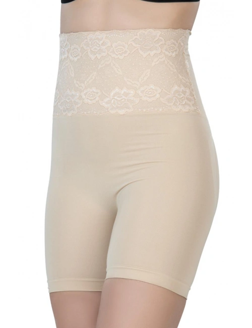 Ten Mı Emay 2091 Önü Dantelli Yüksek Bel Boxer Korse