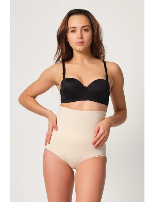 Ten Mı Emay 2708 Lazer Yüksek Bel Kesim Slip Korse