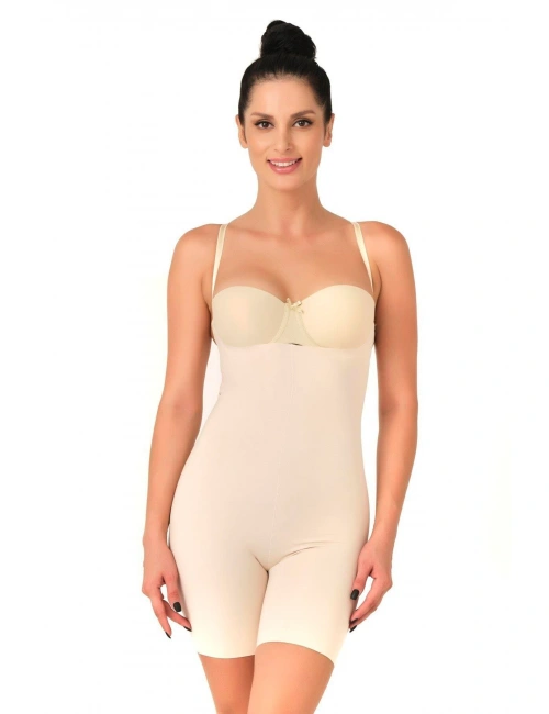 Ten Mı Emay 2758 Lazer Kesim Göğsü Açık Boxer  Korse