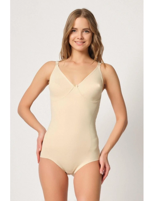 Ten Mı Emay 2821 Balenli Double Boy Slip Lazer Korse