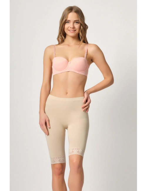 Ten Mı Emay 3004 Soft Uzun Paça Dantel Boxer