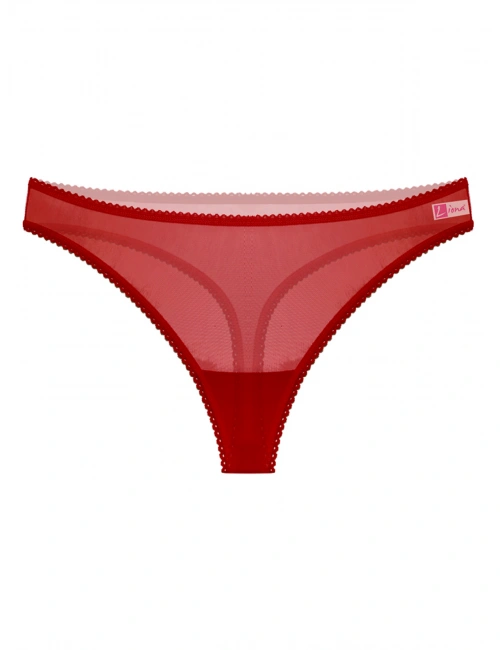 Transparan Kadın Kırmızı  Külot
