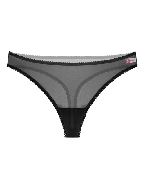 Transparan Siyah Kadın Fantazi Külot Tanga