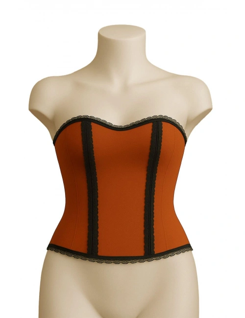 Turuncu Mı Emay 9155 F Fırfırlı Terletici Büstiyer