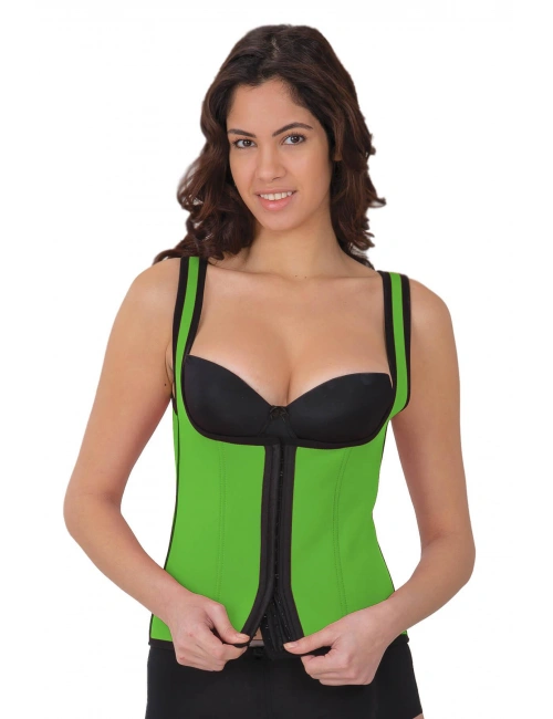 Yeşil Mı 9173 Agraflı Göğsü Açık Atlet Korse