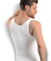 Beyaz Erkek Dikişsiz Vücut Toparlayıcı Korse - 740