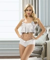Beyaz Saten Babydoll Takım - 333-b