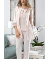 Pudra Penye Pijama Takımı - 1417