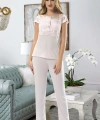 Pudra Penye Pijama Takımı - 1417