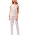 Pudra Penye Pijama Takımı - 1607