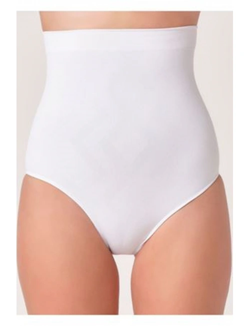 Beyaz Kadın Dikişsiz Slip Korse - 780