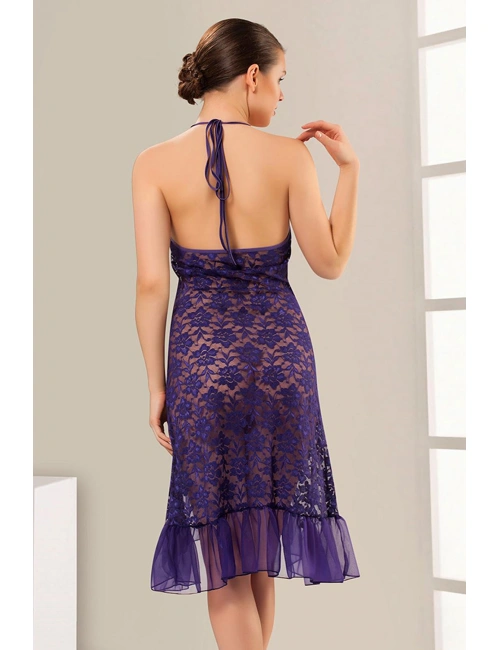 Mor Dantel Gecelik - 633