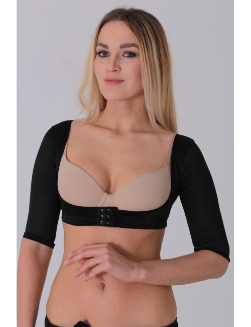 Siyah Kadın Kol Ve Sırt Toparlayıcı Korse - 796