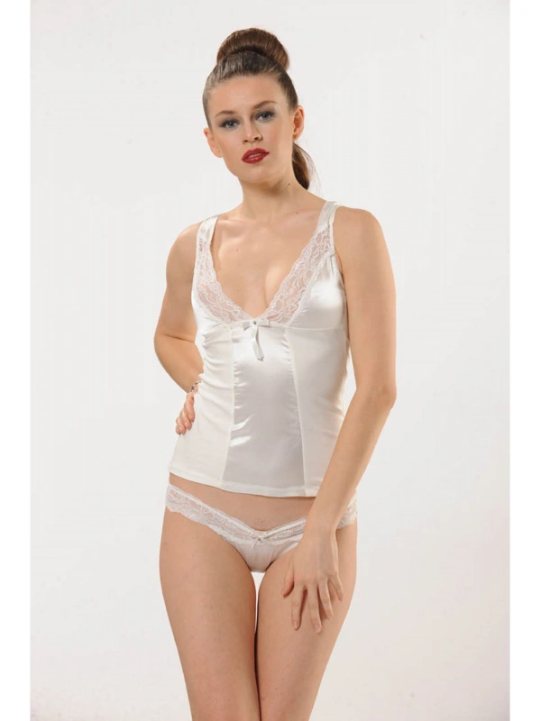 Beyaz Atlet Külot Takım - 3008