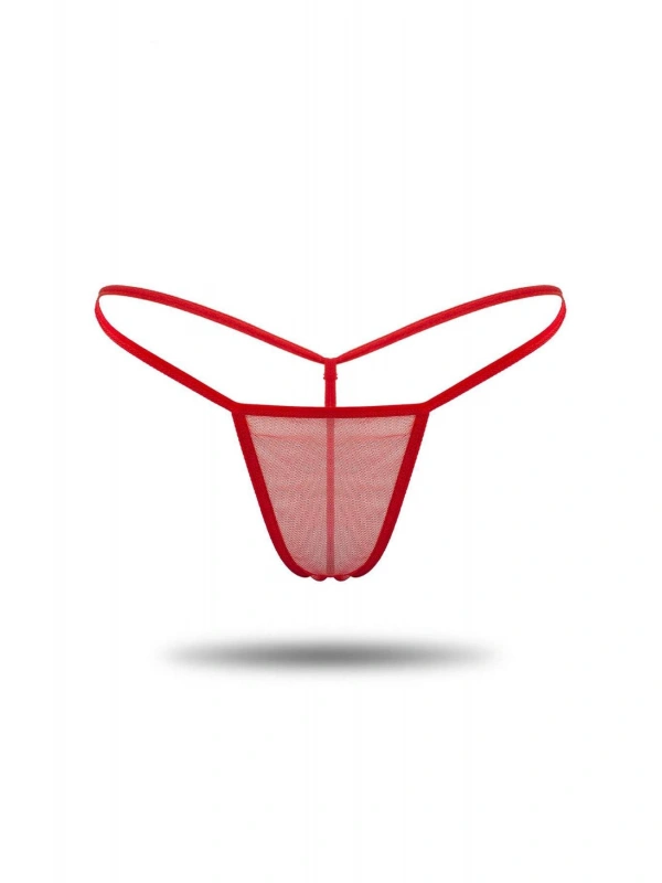 Kırmızı Tül Tanga Brf1115