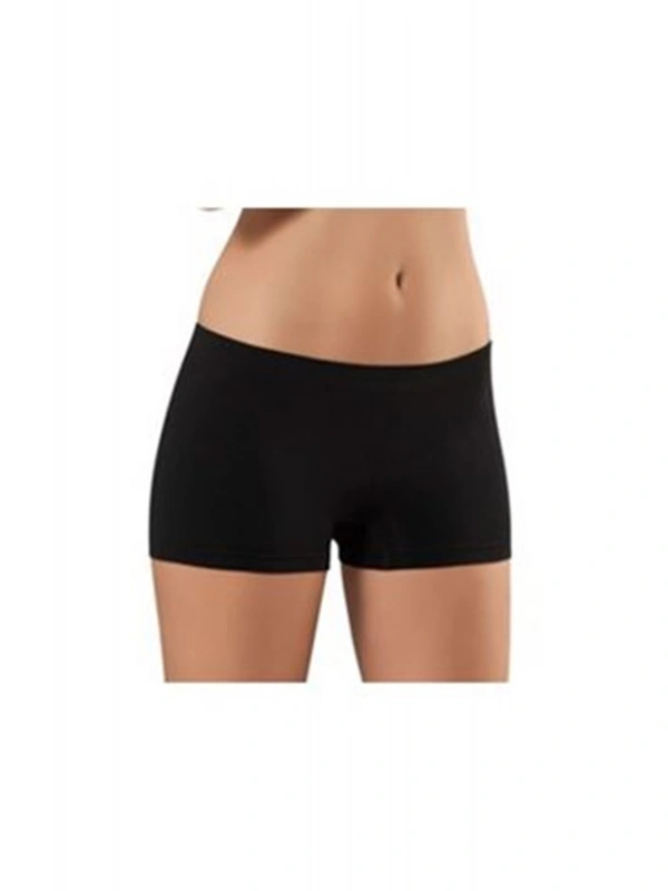 Siyah Dikişsiz Kadın Boxer Korse - 700