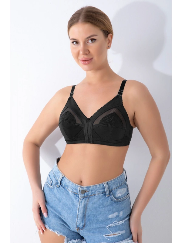 Siyah  Toparlayıcı Sütyen - 502