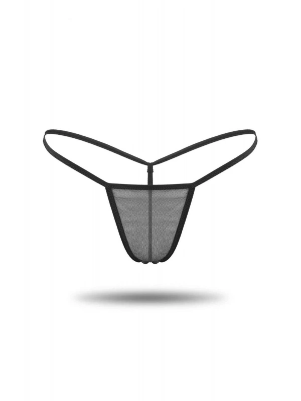 Siyah Tül Tanga Brf1114