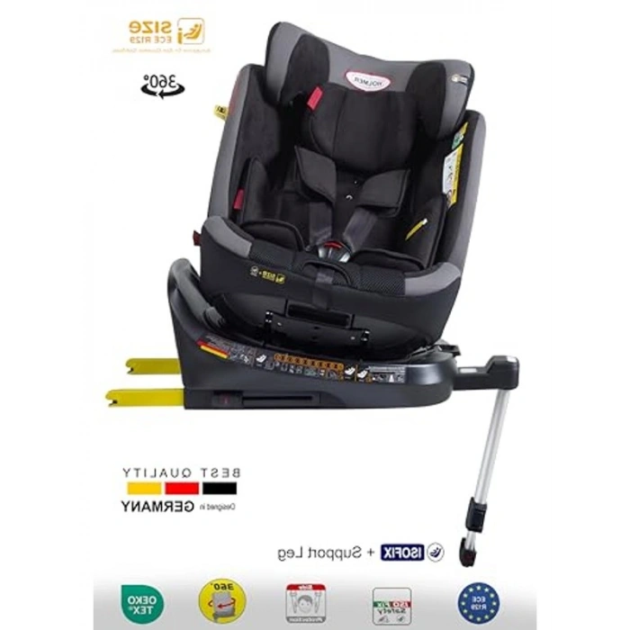 0-36 kg Uyumlu 360° Dönebilir İsofix Oto Koltuğu, 40-150 cm