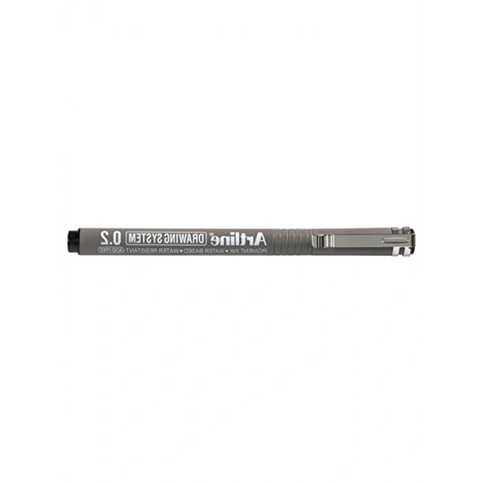 0.2 mm Kalınlığında Siyah Çizim Kalemi - Artline Drawing System Serisi
