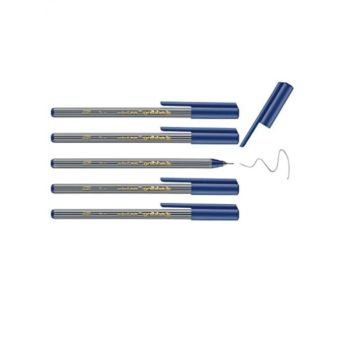 0.3 mm Uçlu 10lu Fineliner Seti, Çelik Mavisi