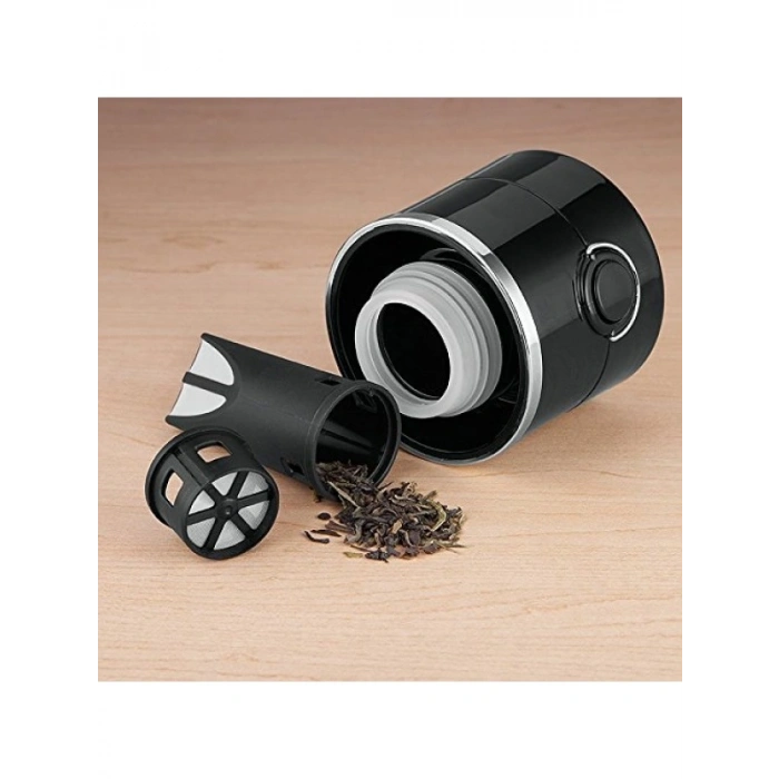 0.47 lt Siyah-Beyaz Termos Mug