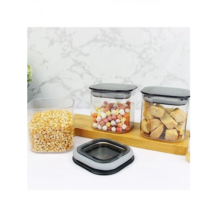 0.5 L Kapasiteli Kare Şekilli Gıda Saklama Kabı