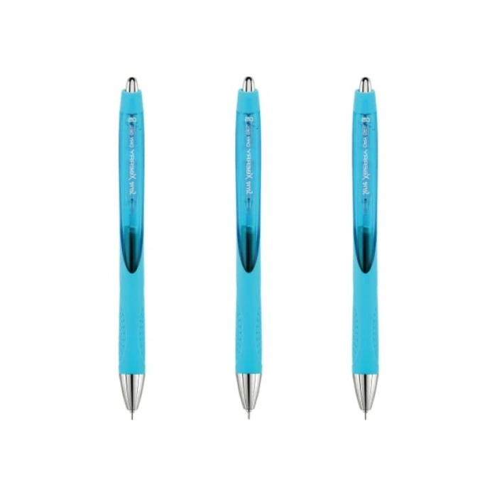 0.5 mm İğne Uçlu Turkuaz Jel Kalem, 3lü Set