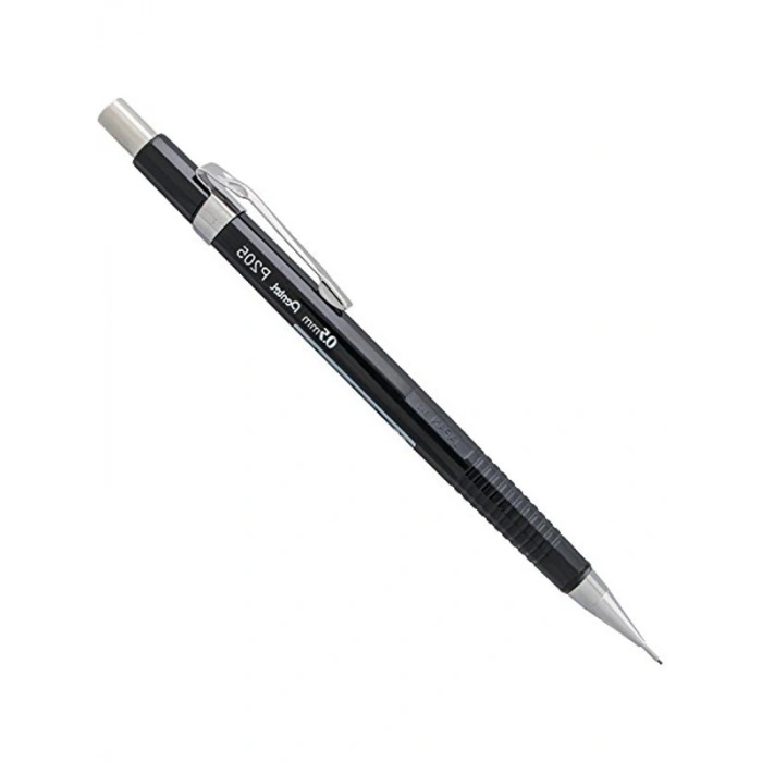0.5 mm İnce Çizgi Mekanik Kurşun Kalem, Siyah Namlu, 4lü Set