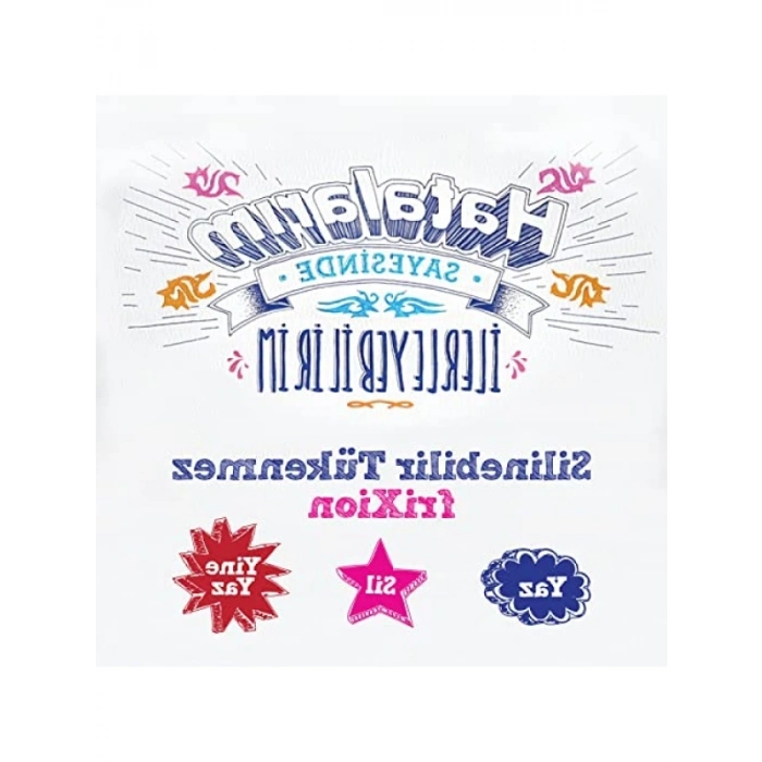 0.5 mm Pembe Renkli Kenar Modeli Kalem