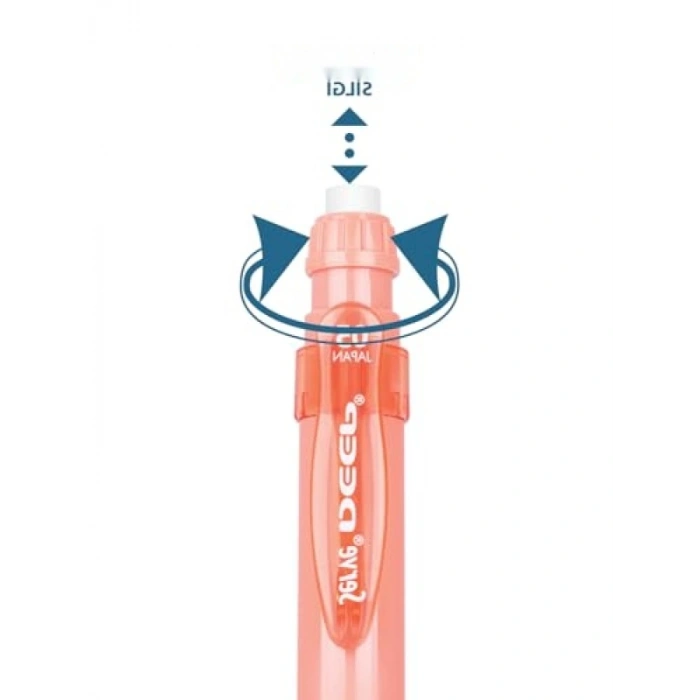 0.5mm Kalem, Ergonomik Grip ve Gizlenebilir Silgi