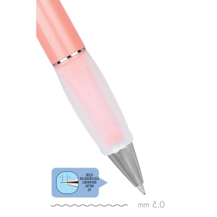 0.5mm Kalem, Ergonomik Grip ve Gizlenebilir Silgi