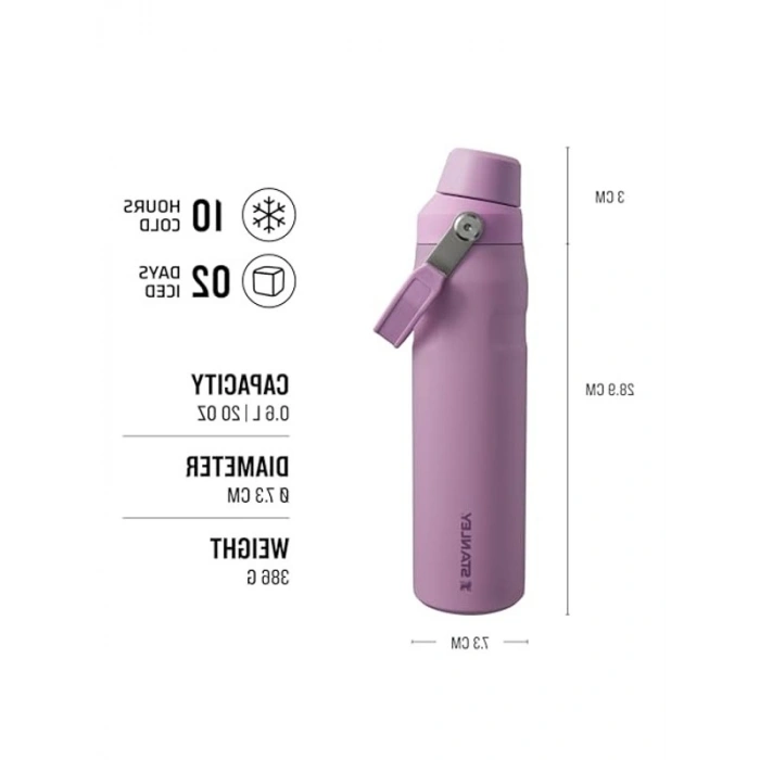 0.6 L Kapasiteli Hızlı Akış İçecek Şişesi, Pratik Tasarım