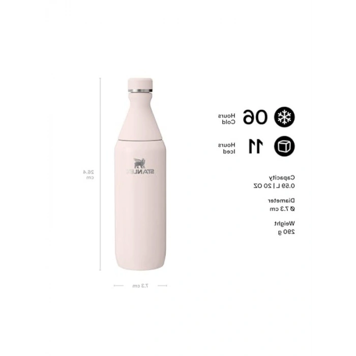 0.6 L Kapasiteli Soğuk Su Şişesi ve Termos