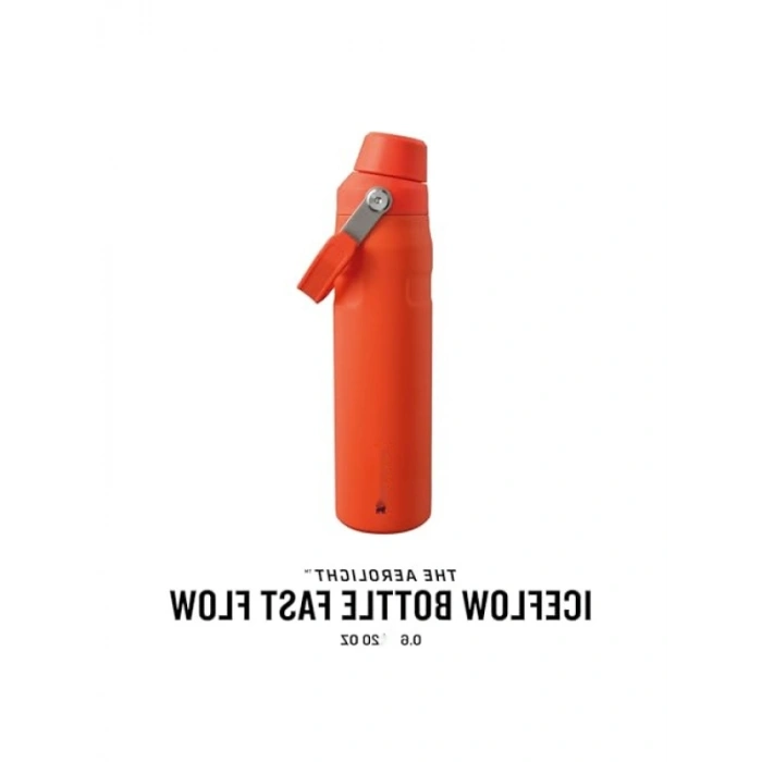 0.60 Litre Kapasiteli Turuncu/Mürdüm Renkli Paslanmaz Çelik İçecek Şişesi