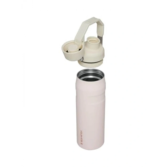 0.7 Litre Kapasiteli Pembe Kuvars İçecek Şişesi, Modern Tasarım