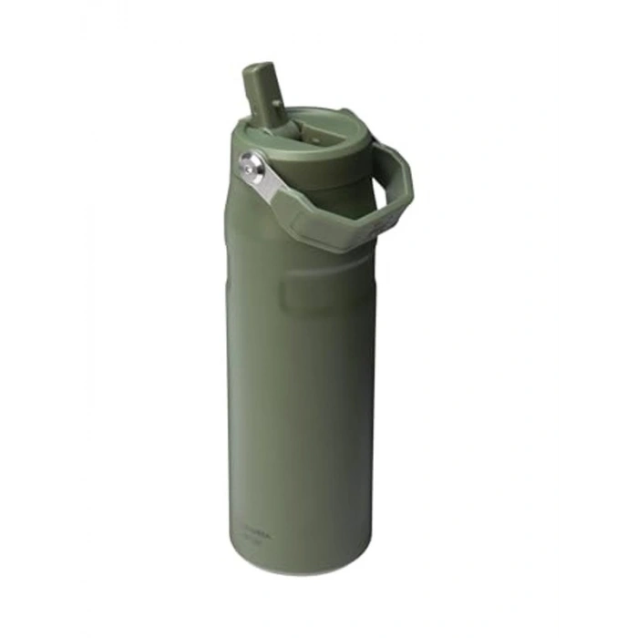 0.7 Litre Pipetli Su Şişesi, Haki Renk, Şık ve Fonksiyonel