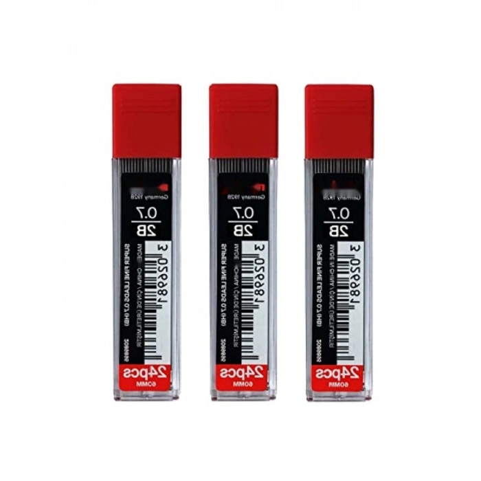 0.7 mm 2B Süper Polimer Mekanik Kalem Kurşun Seti - 72li