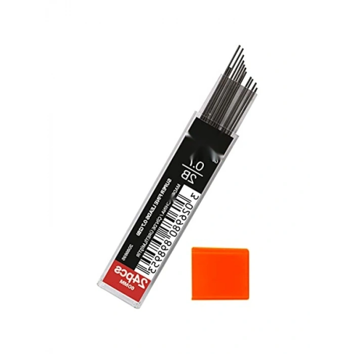 0.7 mm 2B Süper Polimer Mekanik Kalem Kurşun Seti - 72li