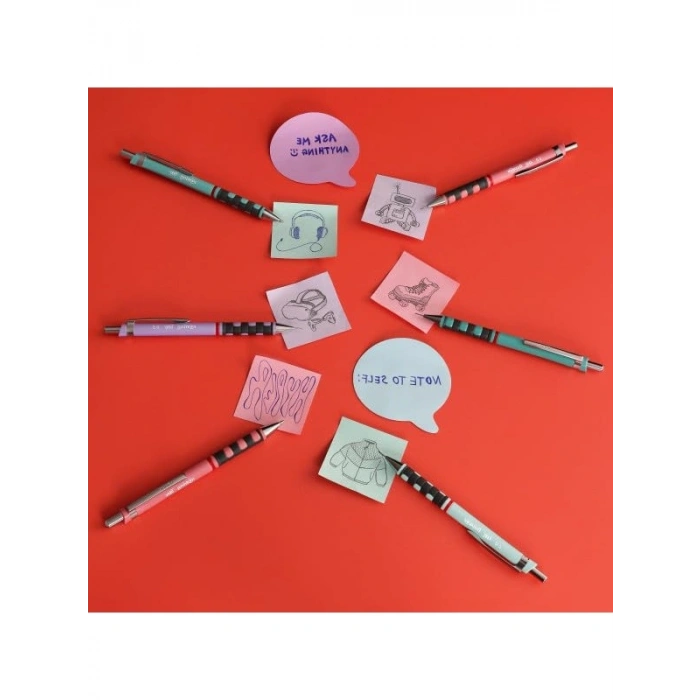 0.7 mm Gül Kurusu Renkli Kalem