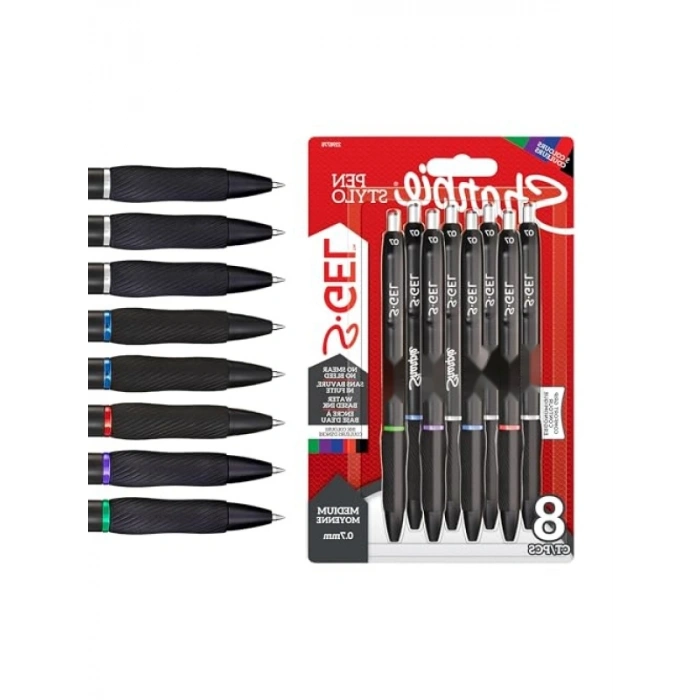 0.7 mm Kalınlığında 8li Jel Kalem Seti