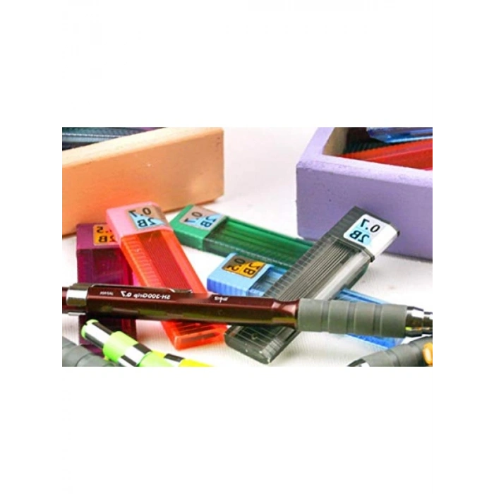 0,7 mm Kalınlıkta 12li Mekanik Kalem Ucu, 2B