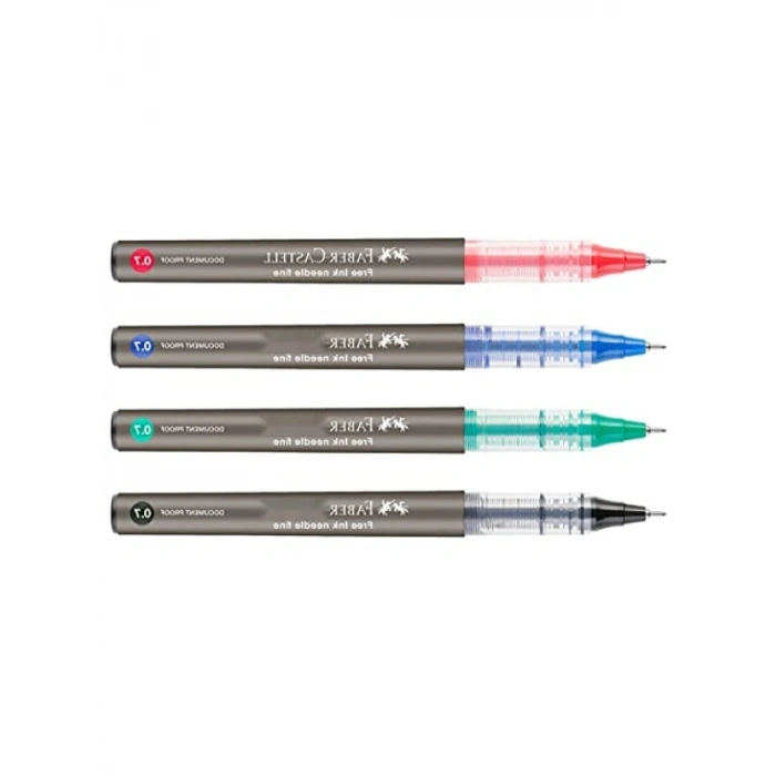 0.7 mm Kırmızı İğne Uçlu Kalem - Silinmez Mürekkep