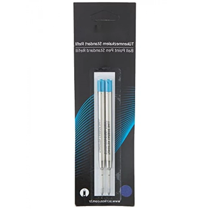 0.7 mm Uçlu Mavi Tükenmez Kalem Refill - 2li Paket