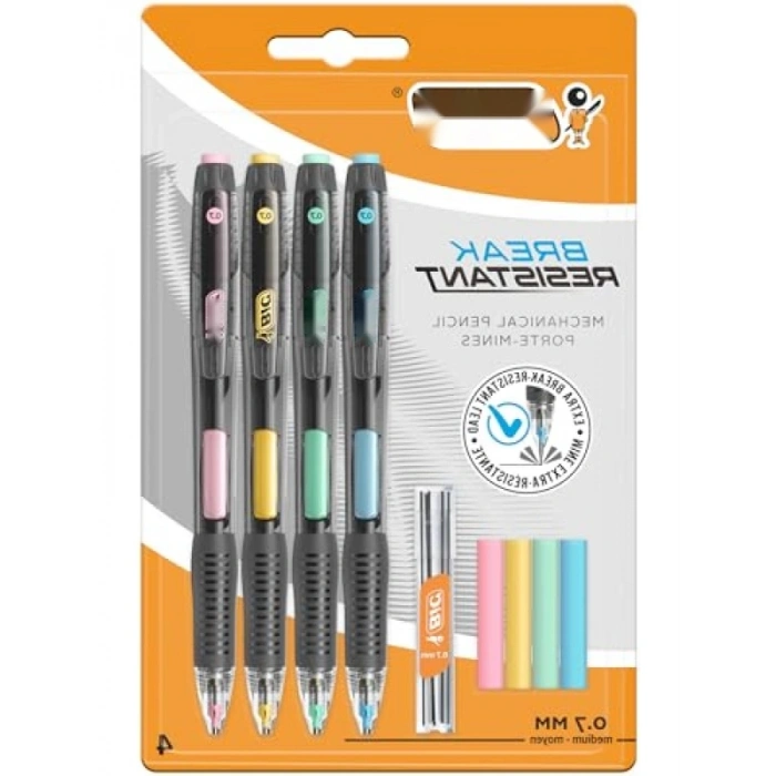 0.7 mm Uçlu Mekanik Kurşun Kalem Seti (4lü)