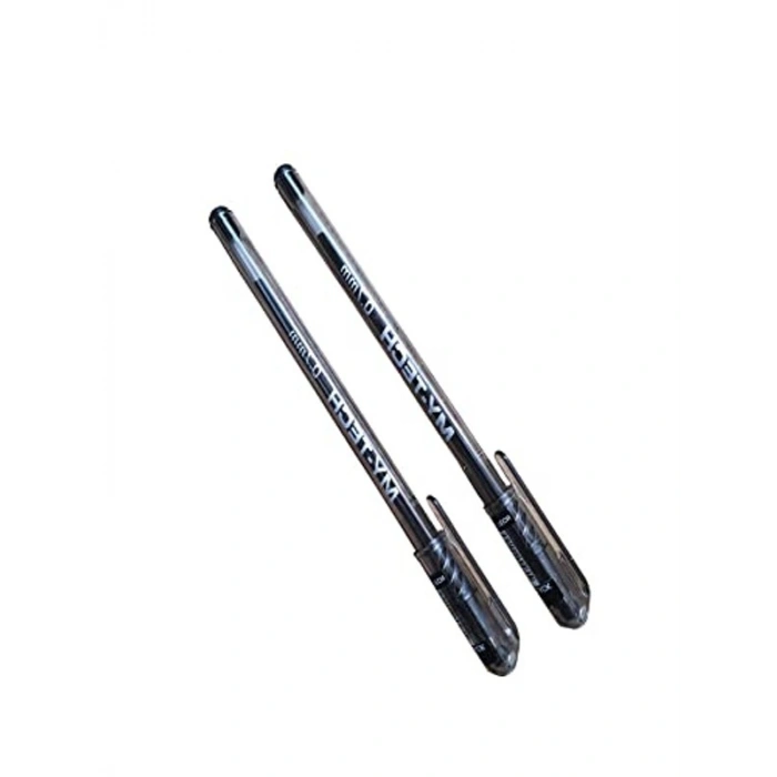 0.7 mm Uçlu Tükenmez Kalem, 2 Adet Siyah