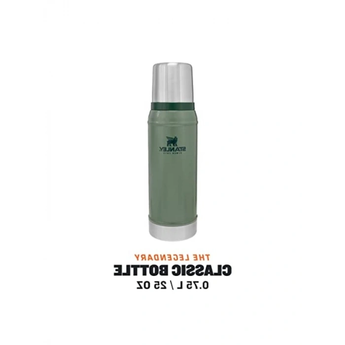 0.75 L Kapasiteli Çelik Termos, Yeşil