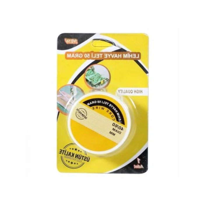 0.8 mm Kalınlığında 50 gr Lehim Teli, Elektronik Tamir için Kolay Erişilebilir